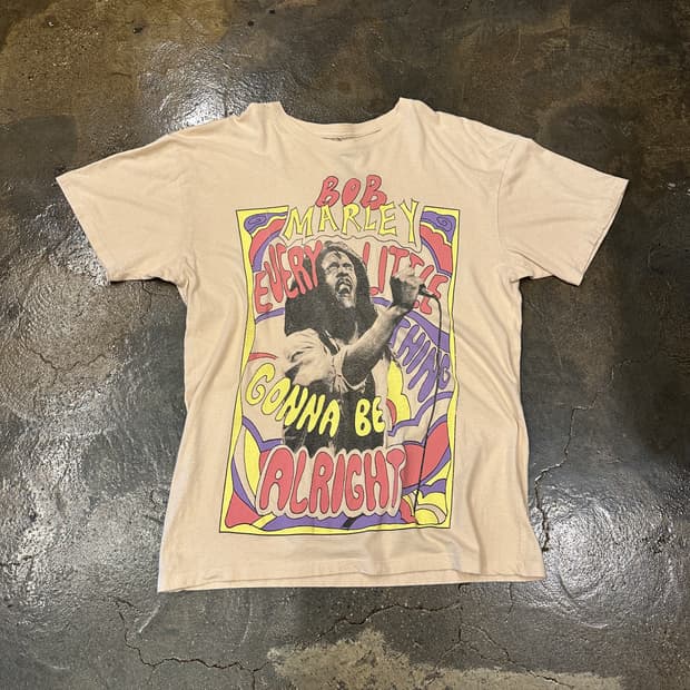BOB MARLEY Printing T shirts 반팔티 XL