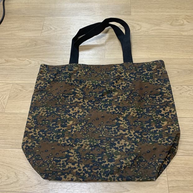 Rare/France]A.P.C. 90s 블랙탭 카모 웨빙 토트백