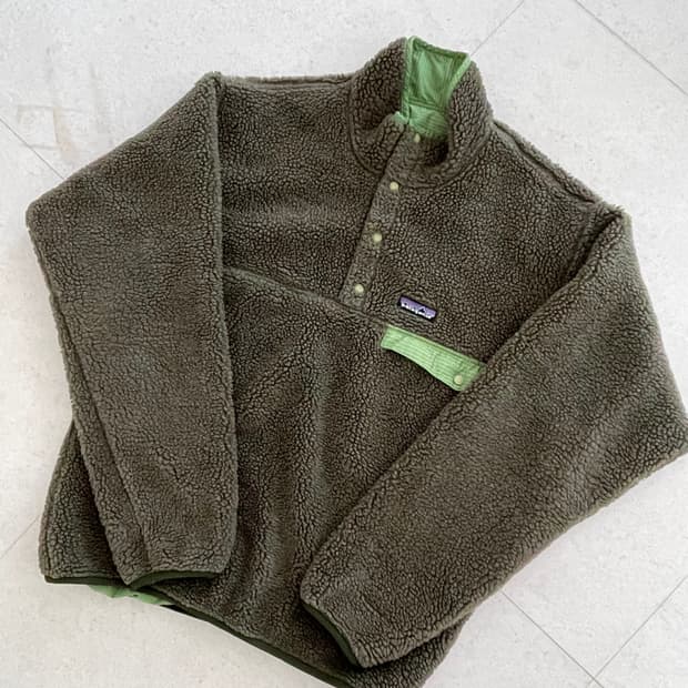 [M] 파타고니아 빈티지 글리세이드 스냅티 브라운 / 그린