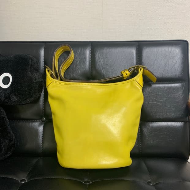 코치 Bleecker Bucket Bag (버킷백, 노랑)