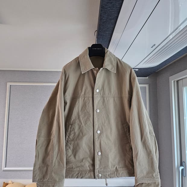 [거의 새것] 솔리드옴므 오버핏 패널 셔츠 자켓 46