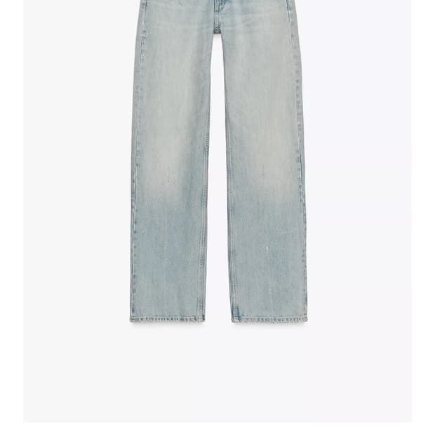 [원가_59,900] 자라 JEANS TRF WIDE LEG 로우 라이즈