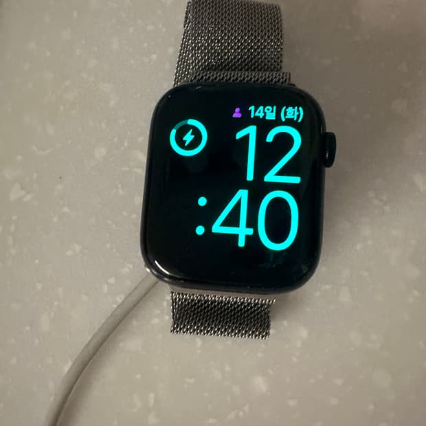 애플워치 8 45mm 미드나이트 gps 