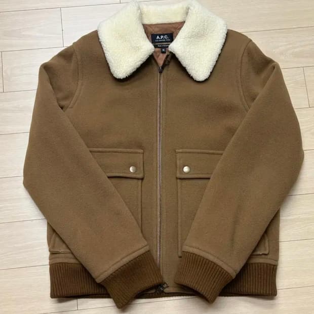 아페쎄 시어링 자켓 여성 34