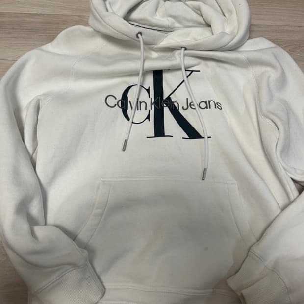 캘빈클라인진 흰색 후드티 s 판매