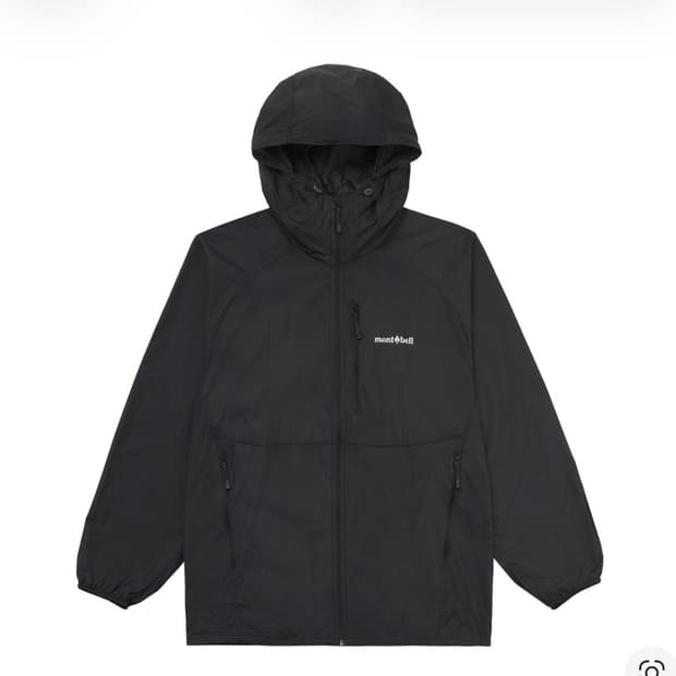 몽벨 윈드 블라스트 후드 자켓 블랙
