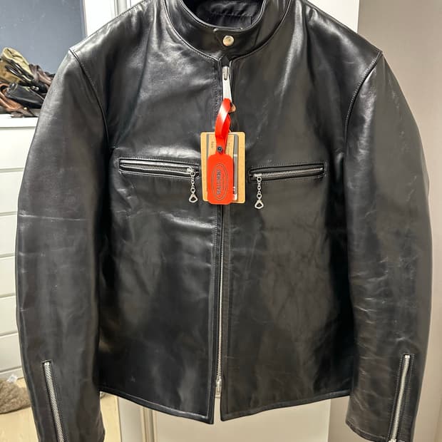 리얼시몬스 J-100 홀스하이드 레이싱자켓 2XL 새상품