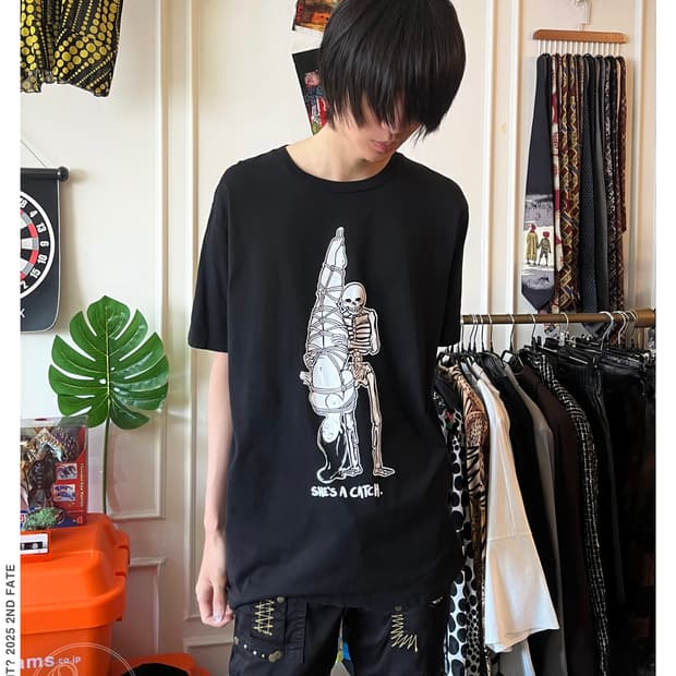 Vintage Eroguro Ero Skull Goth Printed T