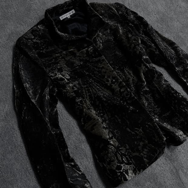 Vintage v-kei Punk silky Phyton jacket