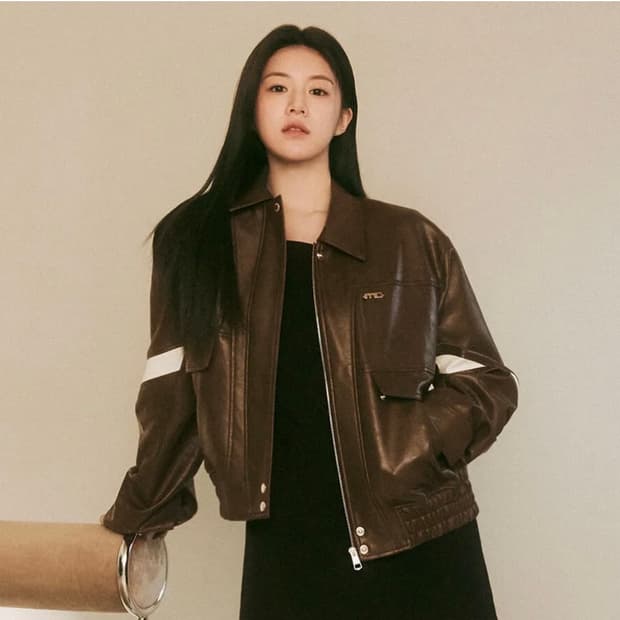 마리떼 프랑소와 저버 레더 자켓