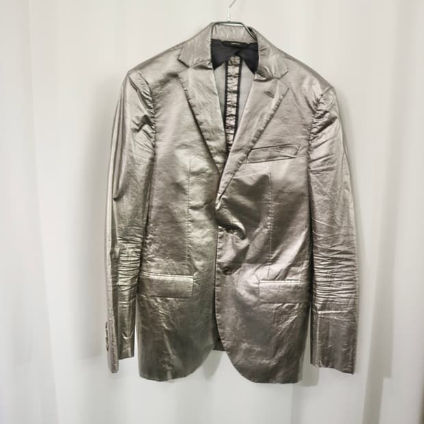 R13 silver blazer