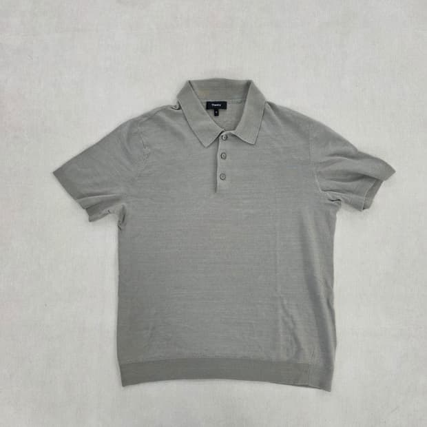 [M] 띠어리 Theory 그레이 폴로셔츠 카라 반팔티 1231J