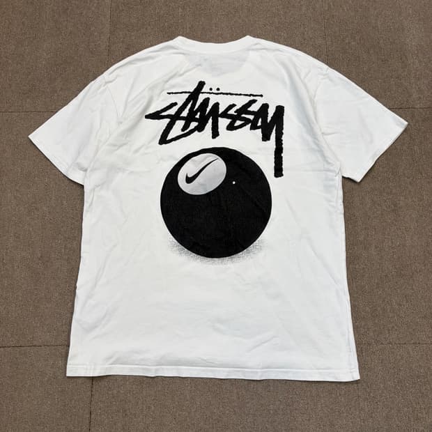 nike x stussy 나이키 스투시 8볼 반팔 티셔츠 xl 
