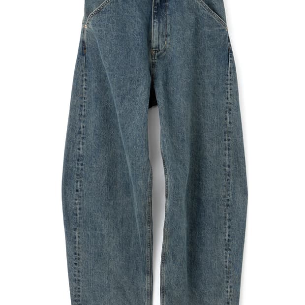 해칭룸 curve jeans vintage blue