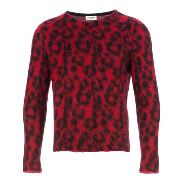 생로랑 13AW 베이비캣 모헤어 니트