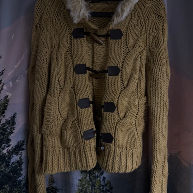 니혼진 갸루 퍼 떡볶이 니트 