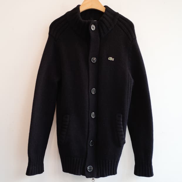 Lacoste 라코스테 투웨이 집업 울 니트