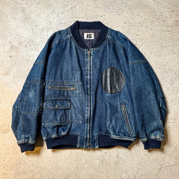 80‘s i.s. ISSEY MIYAKE – Denim Bomber JK