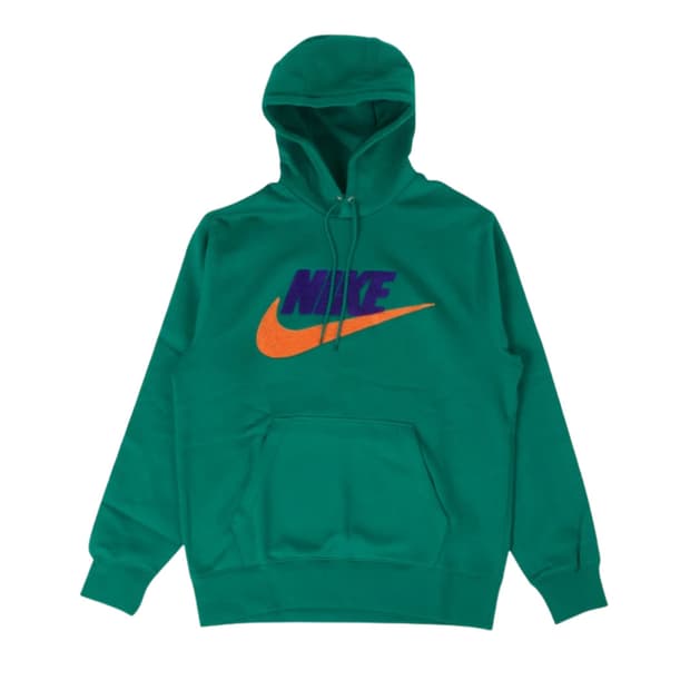 XXL 나이키 클럽 플리스 풀오버 후드 말라카이트
