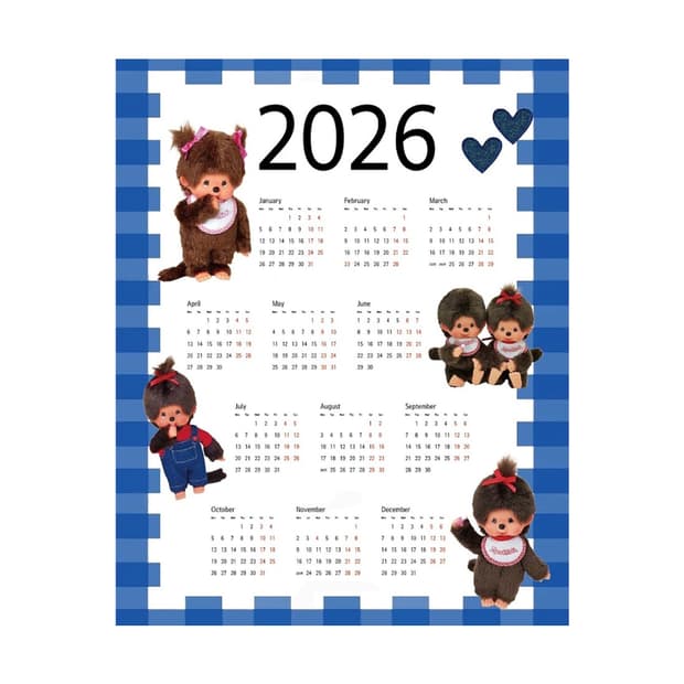 2026 몬치치 패브릭 캘린더