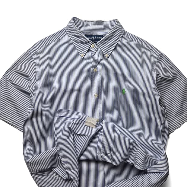 [L-XL] 폴로 랄프로렌 스트라이프 반팔셔츠