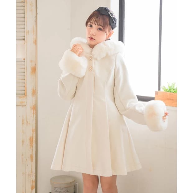 로지타 백리본 후드 코트