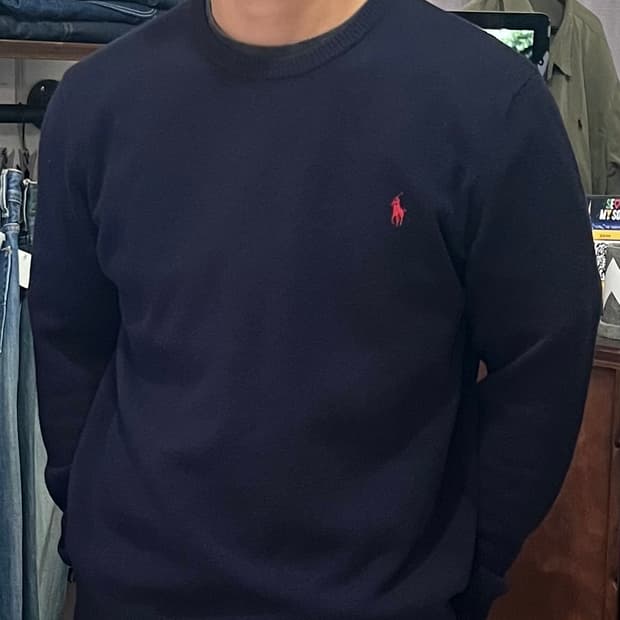 폴로 램스울 니트 XL