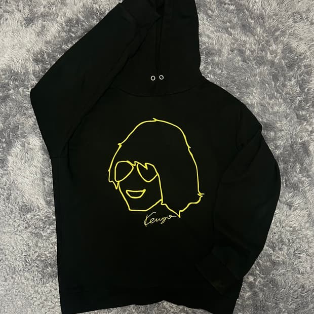 Kenzo 겐조 블랙 옐로우 후디 
