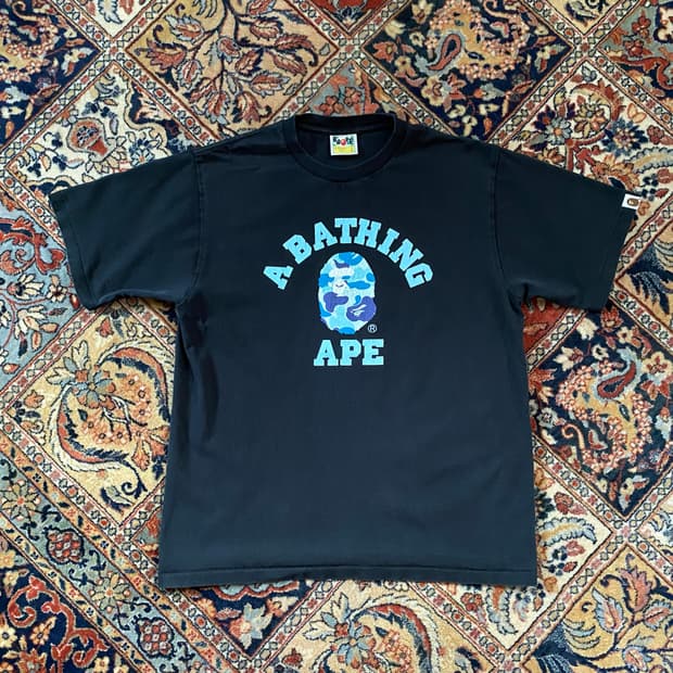 🌊Bape camo college H/S tee