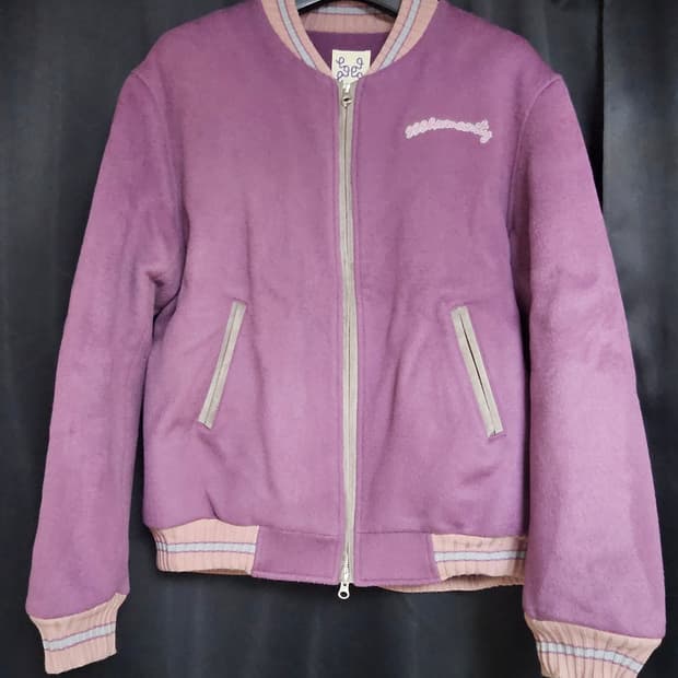 999휴머니티 헤비 울 블루종 L