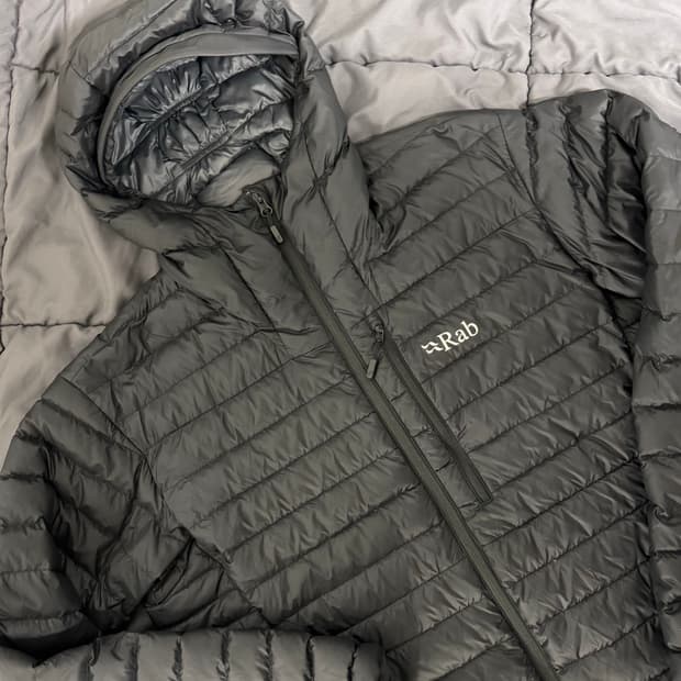 (XXL) 랩 마이크로라이트 알파링 경량패딩 블랙