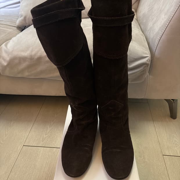 Vintage 스웨이드 레더부츠