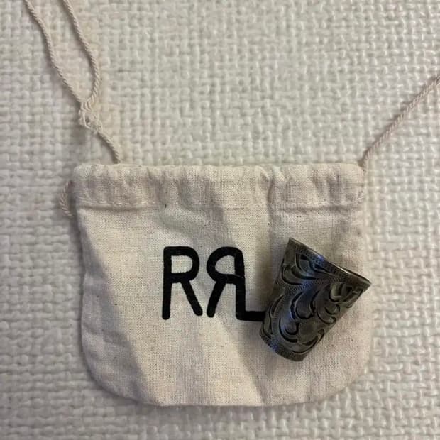 RRL SILVER BANDANA SLIDER