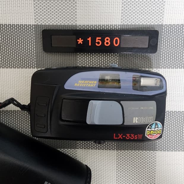 리코 LX-33 sW DATE 필름카메라 파우치포함