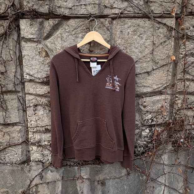 Harley davidson 할리데이비슨 110주년 Y2k 빈티지 후드