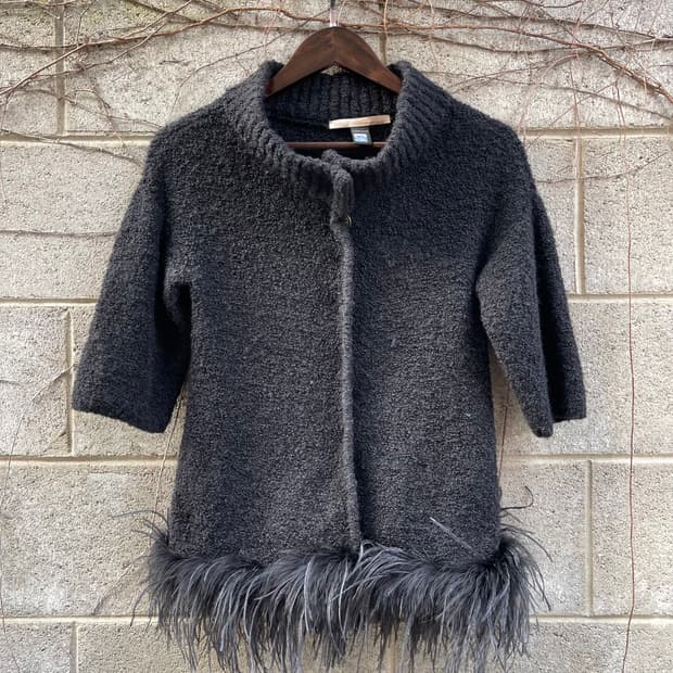 [S] Roberto Cavalli 모헤어 니트 자켓