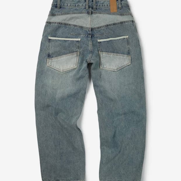 etce 켄드릭 레귤러 데님 팬츠 블루(m)