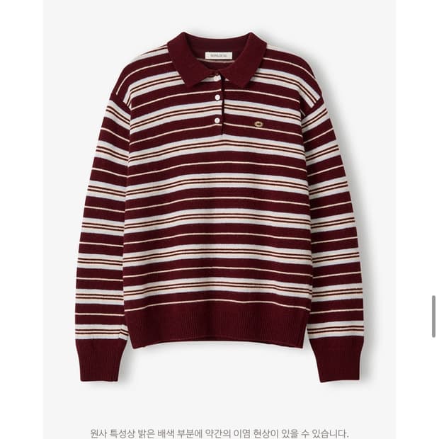 논로컬 스트라이프 니트