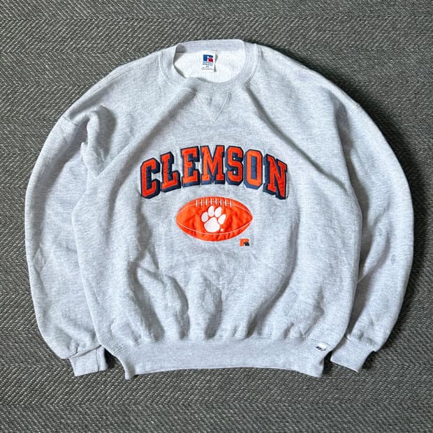 90s USA 러셀 애슬레틱 빈티지 컬리지 스웻셔츠 (105)