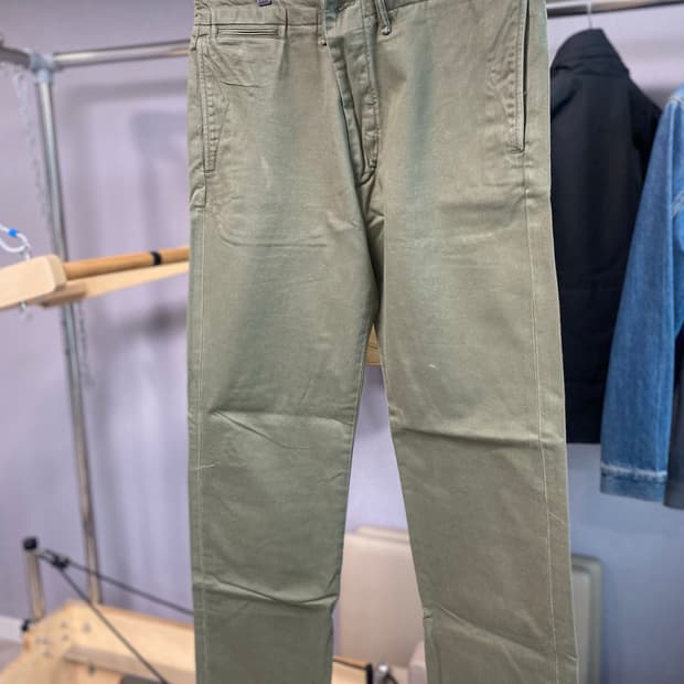 더블알엘 오피서 치노 34x32 올리브