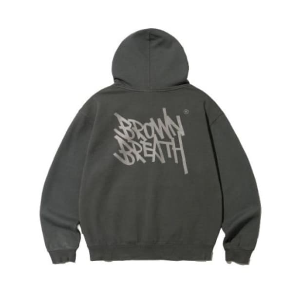 브라운브레스 차콜 후드티