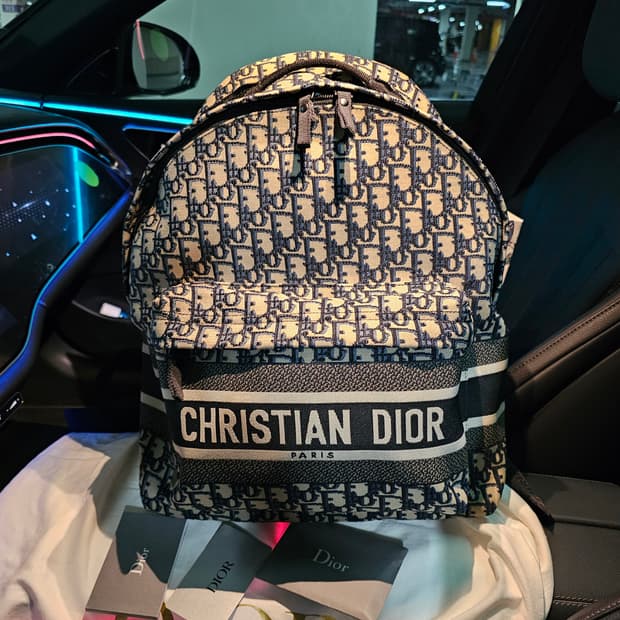 디올 오블리크 Travel 시그니처 여성 백팩