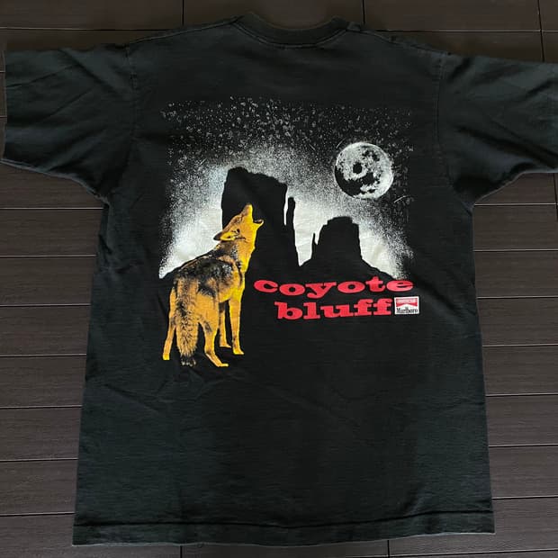 (XL) 90s 빈티지 말보로 코요테 티셔츠