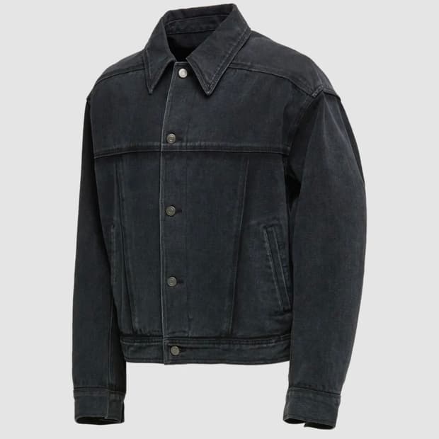 coor 페이디드 워싱 트러커 자켓