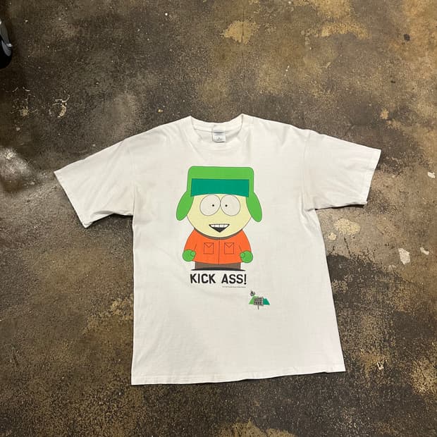 빈티지 90s 사우스파크 티셔츠