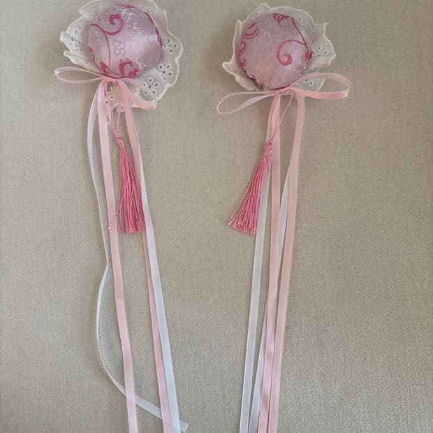 중국 만두 헤어핀