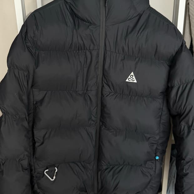 나이키 ACG 루나 레이크 패딩 루즈 후드 자켓 블랙 s