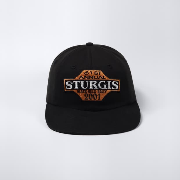 2001 스터지스 블랙 힐스 랠리 61주년 모터사이클 볼캡 모자
