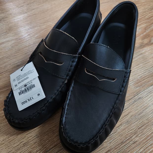 자라 소가죽 빈티지 로퍼 (42)