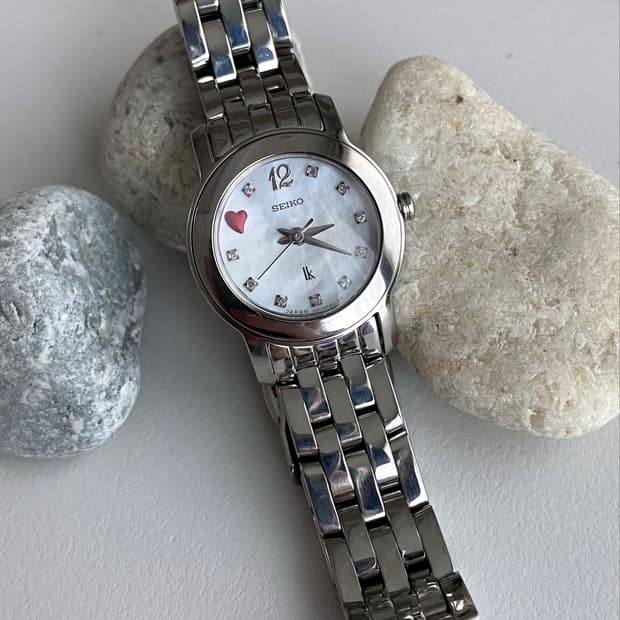 Seiko 세이코 lk 루키아 레어 하트 자개다이얼 쿼츠